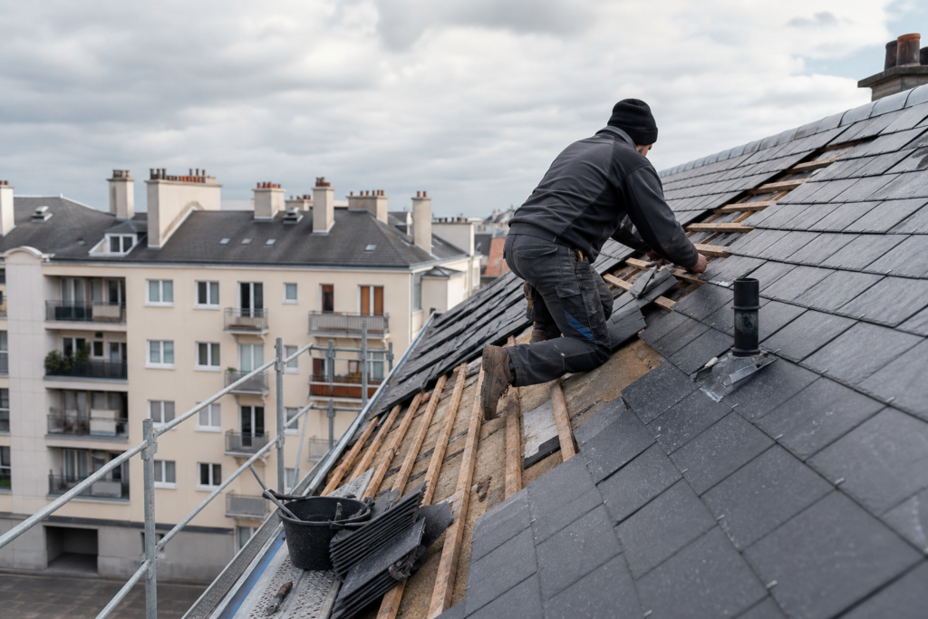 Illustration : Entretien et réparation de toiture pour copropriétés dans le Douaisis