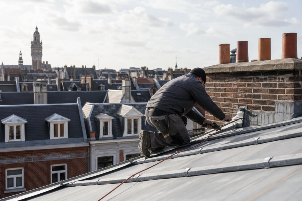 Illustration : Entretien et réparation de toiture de copropriété à Lille