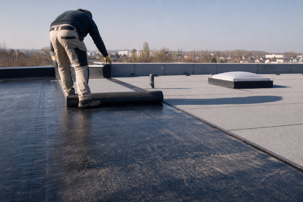 Illustration : Étanchéité de toit-terrasse dans le Douaisis pour les professionnels