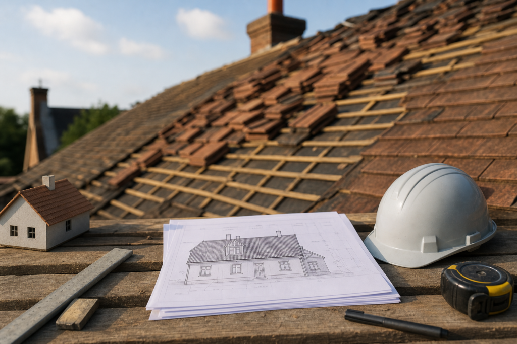 Illustration : Comment préparer un projet de rénovation de toiture à Béthune ?